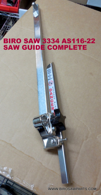 Complete Saw Guide Bar Assembly Replaces A116-22 For Biro 34 & 3334